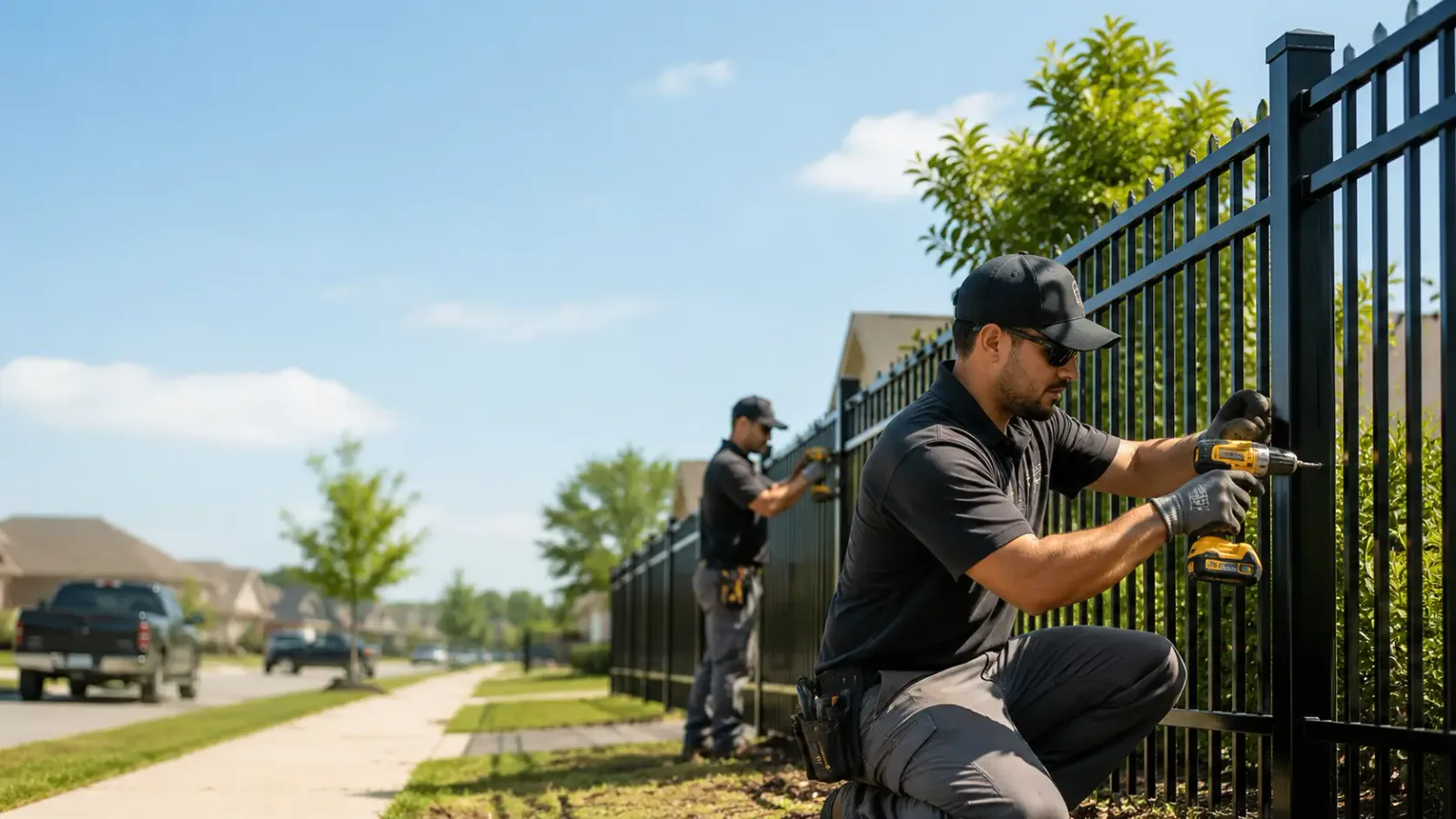 Metal Fence Installation in Long Bottom, OH